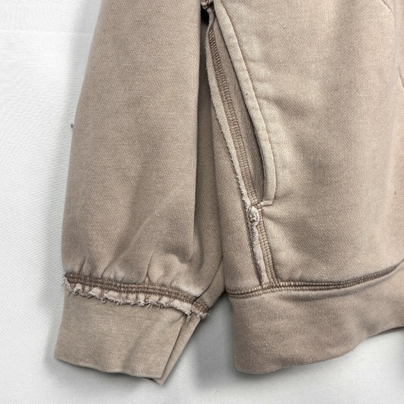 Free People Movement Metti Women Oversized Sweatshirt Sz M Distressed Pullover - Picture 3 of 15